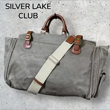 SILVER LAKE CLUB 헤링본 보스턴 백