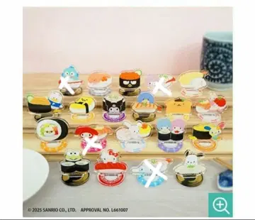 초밥과 함께 아크릴 스탠드 산리오