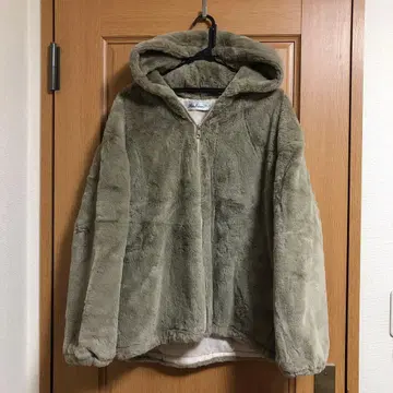 Fashion 그레이 인조 모피 보아 플리스 자켓