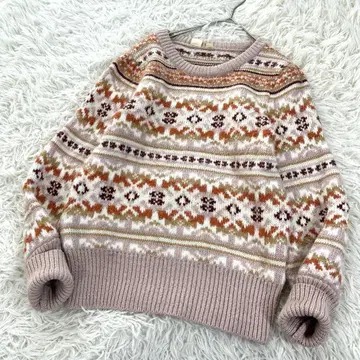 GAP 갭 페어아일 노르딕 무늬 니트 스웨터 풀오버