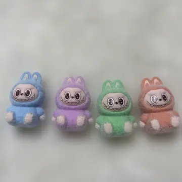 토끼 캐릭터 피규어 세트 4개