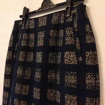 로트레아몽 LAUTREAMONT 체크 타이트 스커트 36