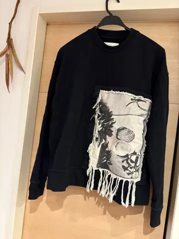 JILSANDER 패치워크 프론트 디자인 맨투맨