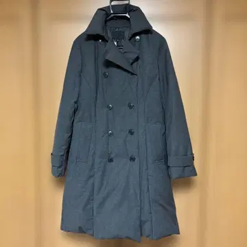 iCB 46 빅 사이즈 차콜 그레이 다운 코트