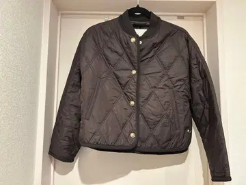 H&M 퀼팅 자켓 브라운 xs