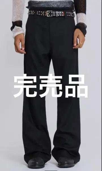 JADED LONDON 블랙 Bootcut Suit Pants