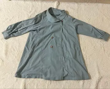 라이트 블루 트렌치코트 M 사이즈