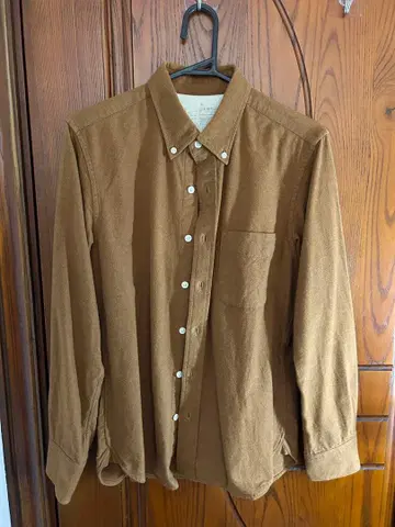 무인양품 브라운 버튼 셔츠 S 사이즈