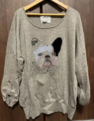 새상품급 SUNCOO PARIS 스웨터 니트 강아지