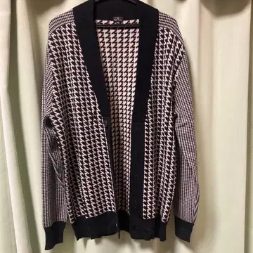 Paul Smith 하운드 투스 패턴 가디건 XL