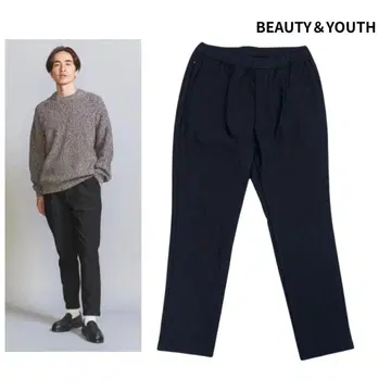 BEAUTY&YOUTH 퍼펙트 스트레치 1P 이지 팬츠 M 블랙