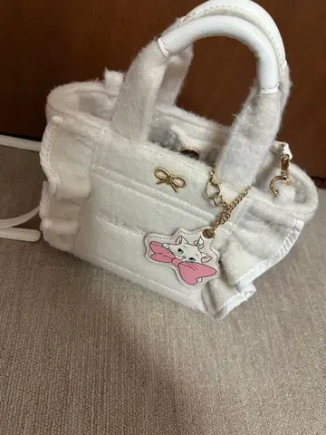 질스튜어트 마리짱 미니 프릴 토트백 화이트 완판템