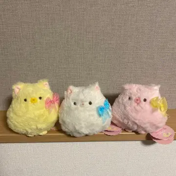 스위티 캣 봉제 인형 전 3종 컴플리트 세트