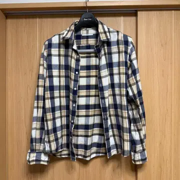 SHIPS 체크 무늬 플란넬 셔츠 L 사이즈