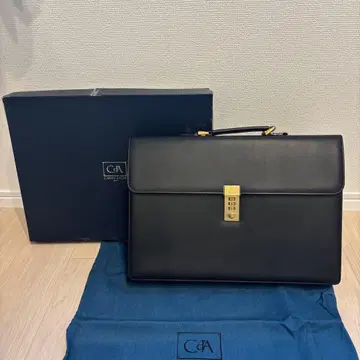 [ 새상품급 ] 카란다쉬 가죽 브리프 케이스 다이얼 락 비즈니스 백