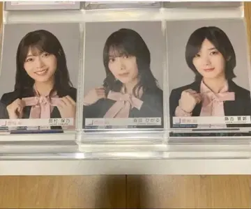 사쿠라자카 브로마이드 모리타 타무라 후지요시 사진 3장 세트