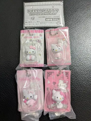 헬로키티 패키지 미니어처 컬렉션 4개 세트