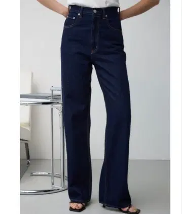 AZUL BY MOUSSY 하이웨스트 와이드 데님