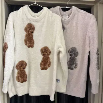 젤라피케 푸들 자수 플리스 룸웨어 2종 세트