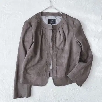 23KU 노카라 자켓 [40] 스웨이드 온오프 사양 얇은 소재