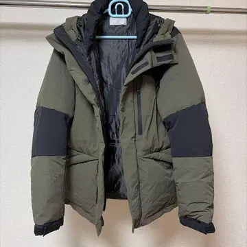카키 다운 자켓 남성용 L