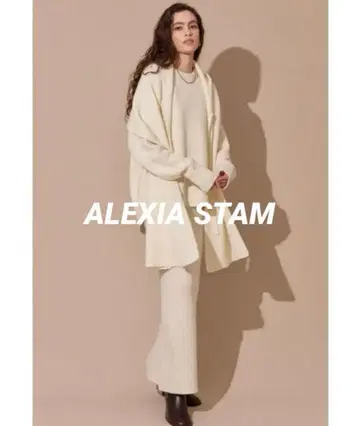 ALEXIA STAM 알리시아스탄 부클레 니트 후디드 스톨