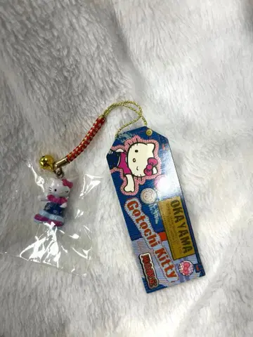 지역 한정 키티 오카야마 한정판 데님 끈 스트랩