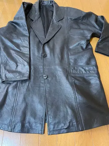 램 가죽 블랙 자켓 가볍고 부드러운 고급 L size