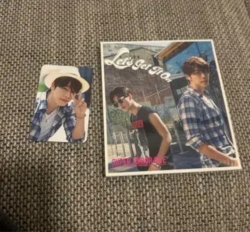 슈퍼주니어 렛츠 겟 온 CD DVD 트레이딩 카드 동해