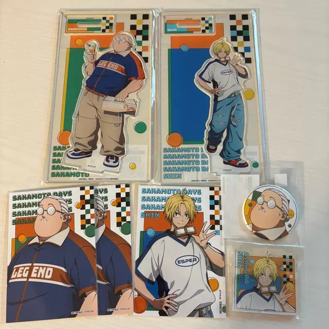일괄) 사카모토데이즈 사카데이 Y2K 사복 아사쿠라 신 아크릴스탠드