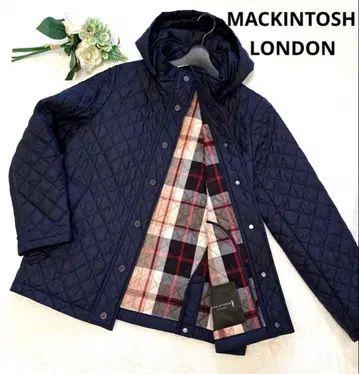 MACKINTOSH LONDON 네이비 퀼팅 자켓 코트