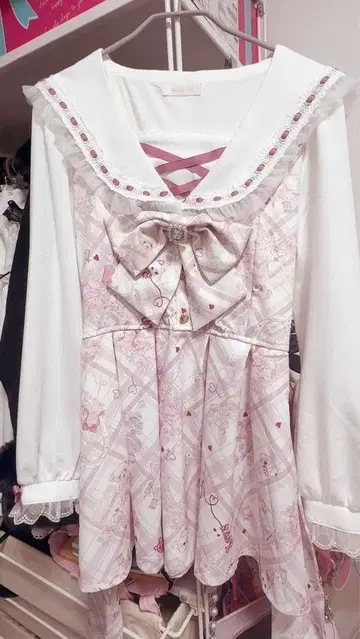 LIZLISA Sewing Bear 패턴 셋업