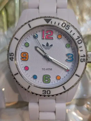 adidas ADH2941 쿼츠 손목시계 여성용 축광침