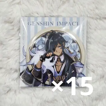 원신 가이아 캔뱃지 15점