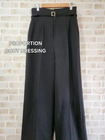 PROPORTION BODY DRESSING 원턱 하이웨스트 팬츠
