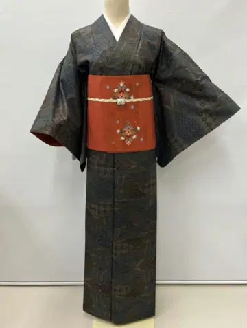 8021 본장 아마미 오시마 명주 (순수 실크) 순니염 증지 유