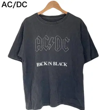 AC/DC 밴드T셔츠 락 빅 로고 그레이 음악 반팔 둥근넥 CD