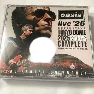 OASIS DEFINITIVE TOKYO DOME 2025 4CD 특전