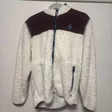 CHUMS 플리스 자켓 후드 부착