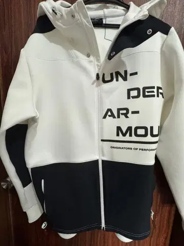 언더아머 풀 집업 후드티 XXL