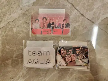 Aqua Timez 온라인 복권 캔뱃지 클리어 카드 세트