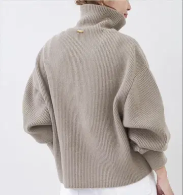 Deuxieme Classe BLANC 아제 터틀넥 풀오버