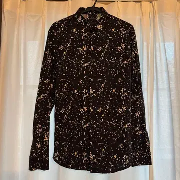 Armani Exchange 긴팔 셔츠 M 블랙 화이트 무늬