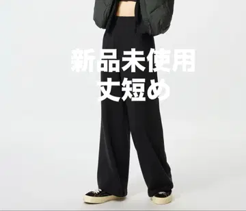 유니클로 웜 플리스 스트레이트 팬츠 웜 팬츠