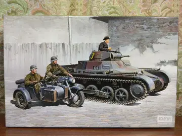 아카데미 1/35 I호 전차 B형과 사이드카