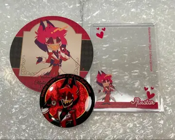 해즈빈 호텔 알래스터 코스터 데코 케이스 캔뱃지 애니메이트 카페