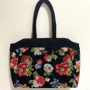 [ 컨디션 최상 ] FEILER 페이러 토트백 꽃무늬 타월 원단