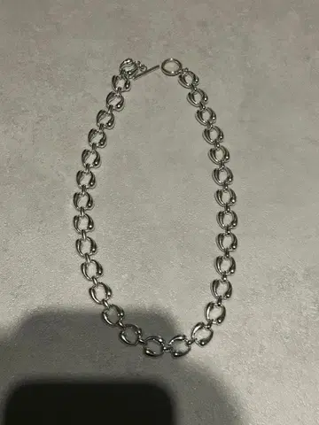 sinss 실버 링크 체인 목걸이