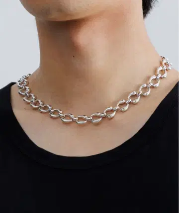 sinss 실버 링크 체인 목걸이