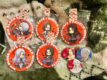 홍색 천장 광택 요괴담 BigBlackCafe3 캔뱃지